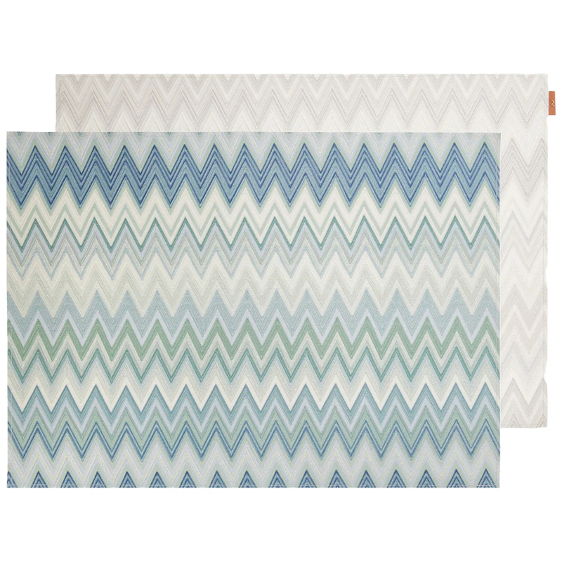ZigZag Spisebrikke 35x48 cm 2-pk, Petrol