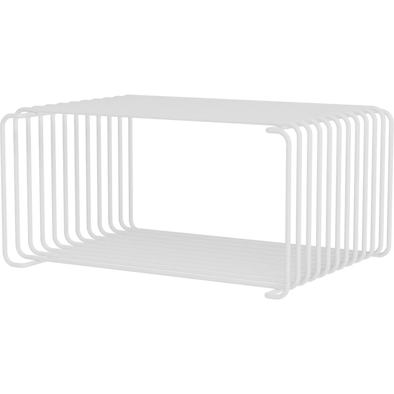 Panton Wire Half Height Hylle 25,7 cm, Snow