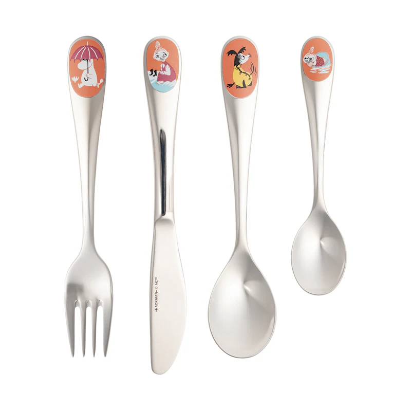 Moomin Barnebestikk 4-pk Under paraplyet