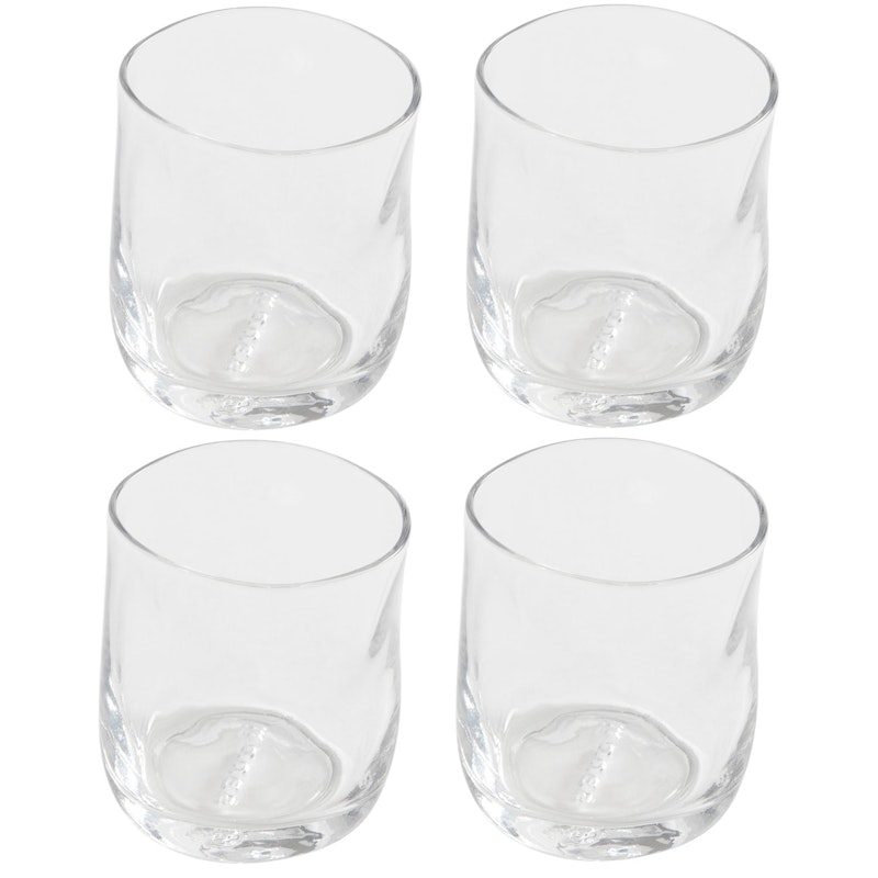 Furo Drikkeglass Klar 4-pk, H9 cm