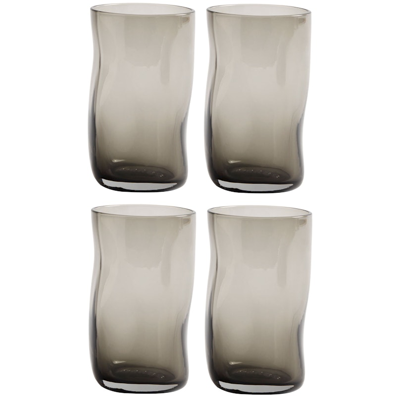 Furo Drikkeglass Røkt 4-pk, H13 cm