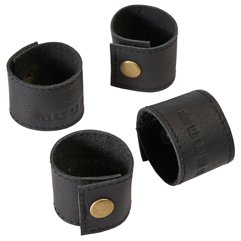Camou Serviettringer 4-pk, Sort