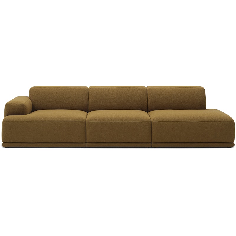 Connect Soft Modulær 3-seter Sofa Med Åpen Høyre Side, Hearth 008