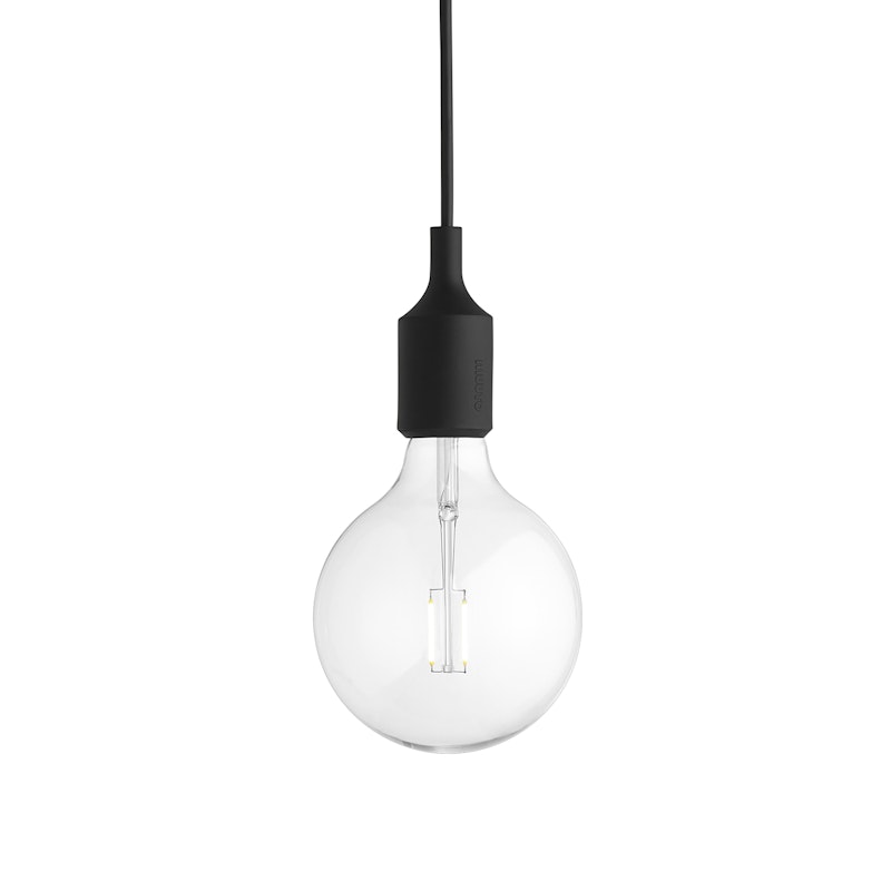 E27 Pendant Lamp, Black