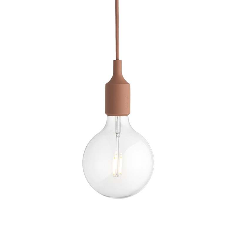 E27 Pendant Lamp, Terracotta