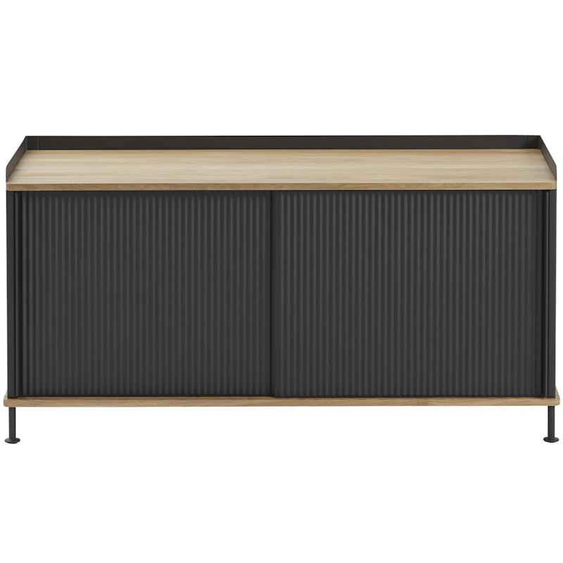 Enfold Skjenk 45x124 cm, Lakkert Eik / Antrasitt