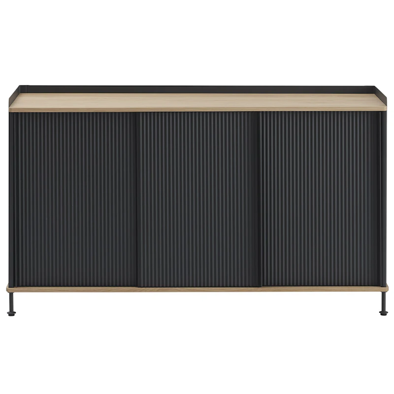 Enfold Skjenk 45x148 cm, Oljet Eik / Antrasitt