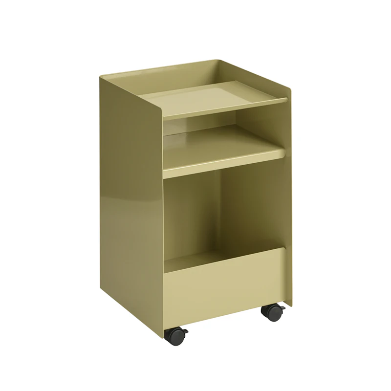 Folded Oppbevaringsvogn 61,5 cm, Beige-grønn