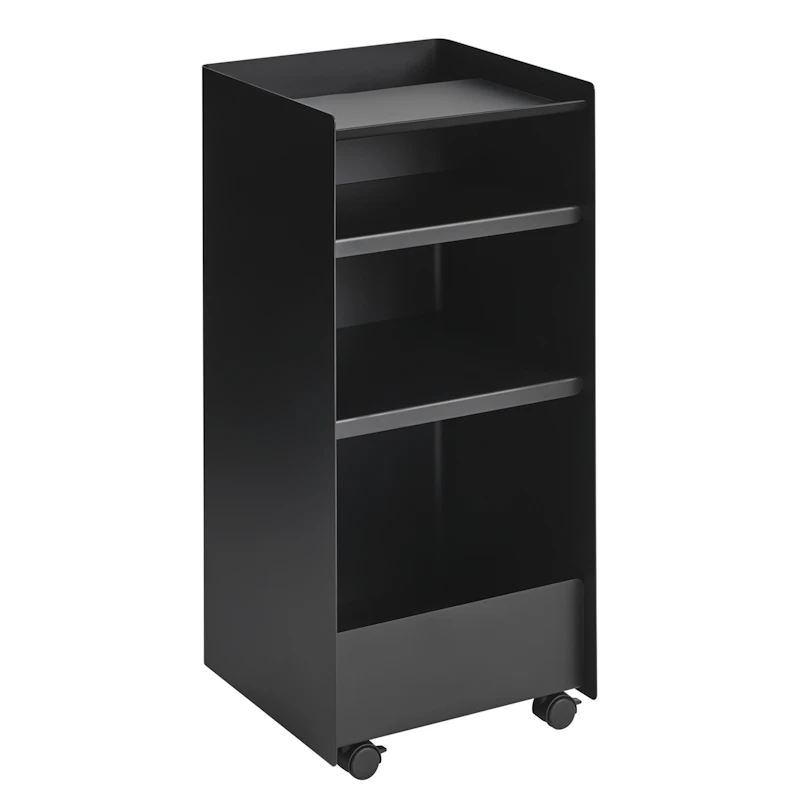 Folded Oppbevaringsvogn 83 cm, Sort