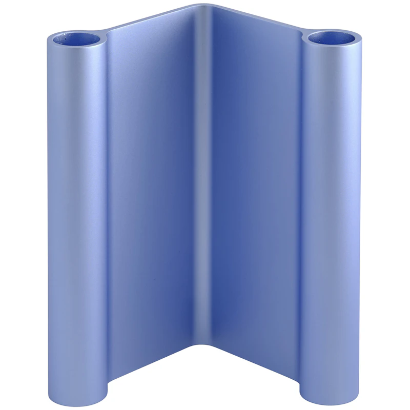 Pair Lysestake 18 cm, Lyseblå