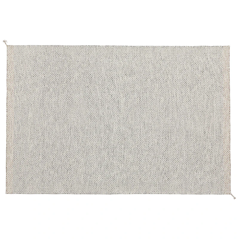 Ply Teppe Resirkulert Polyester Sort / Hvit, 170x240 cm