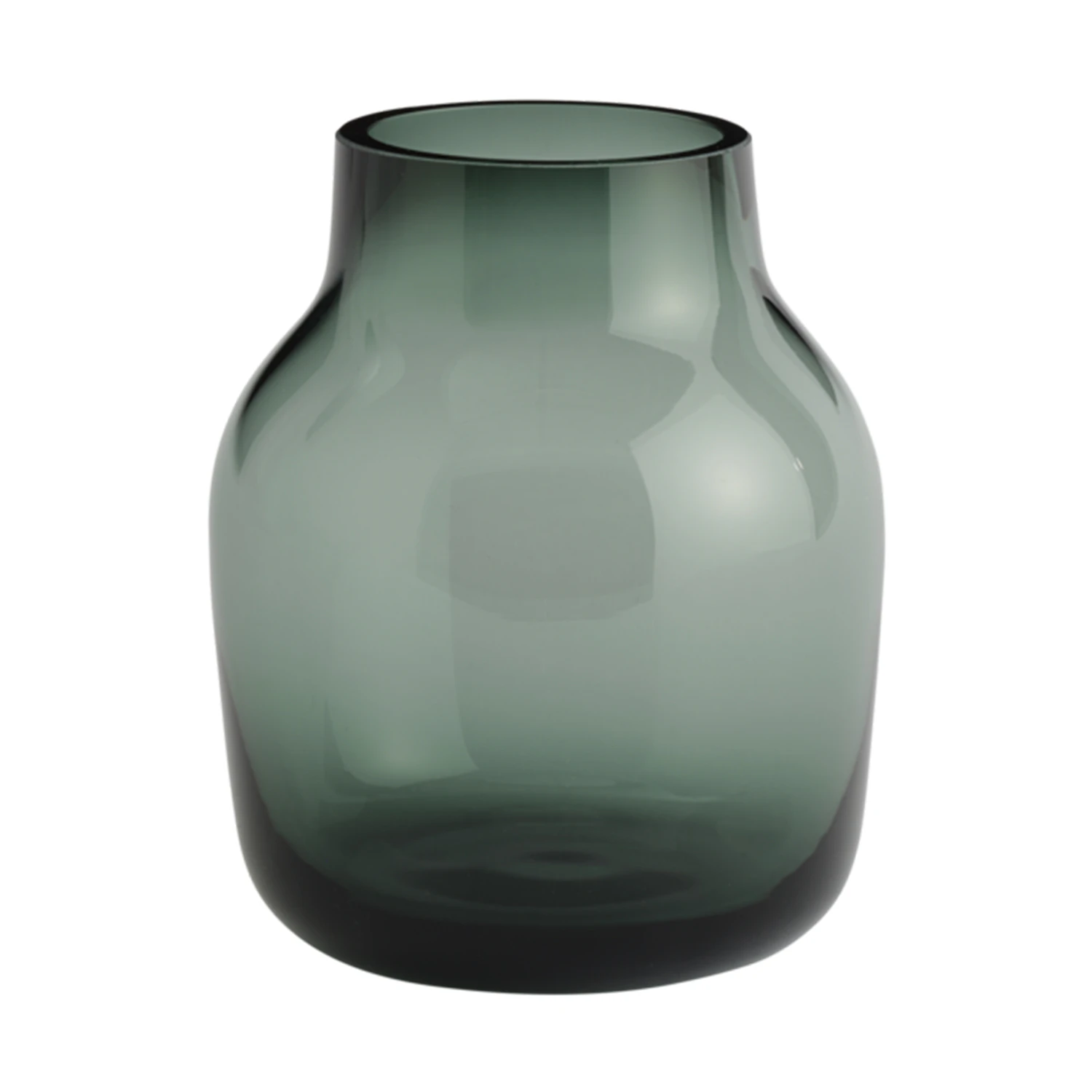 Silent Vase &Oslash;11 cm, M&oslash;rkegr&oslash;nn