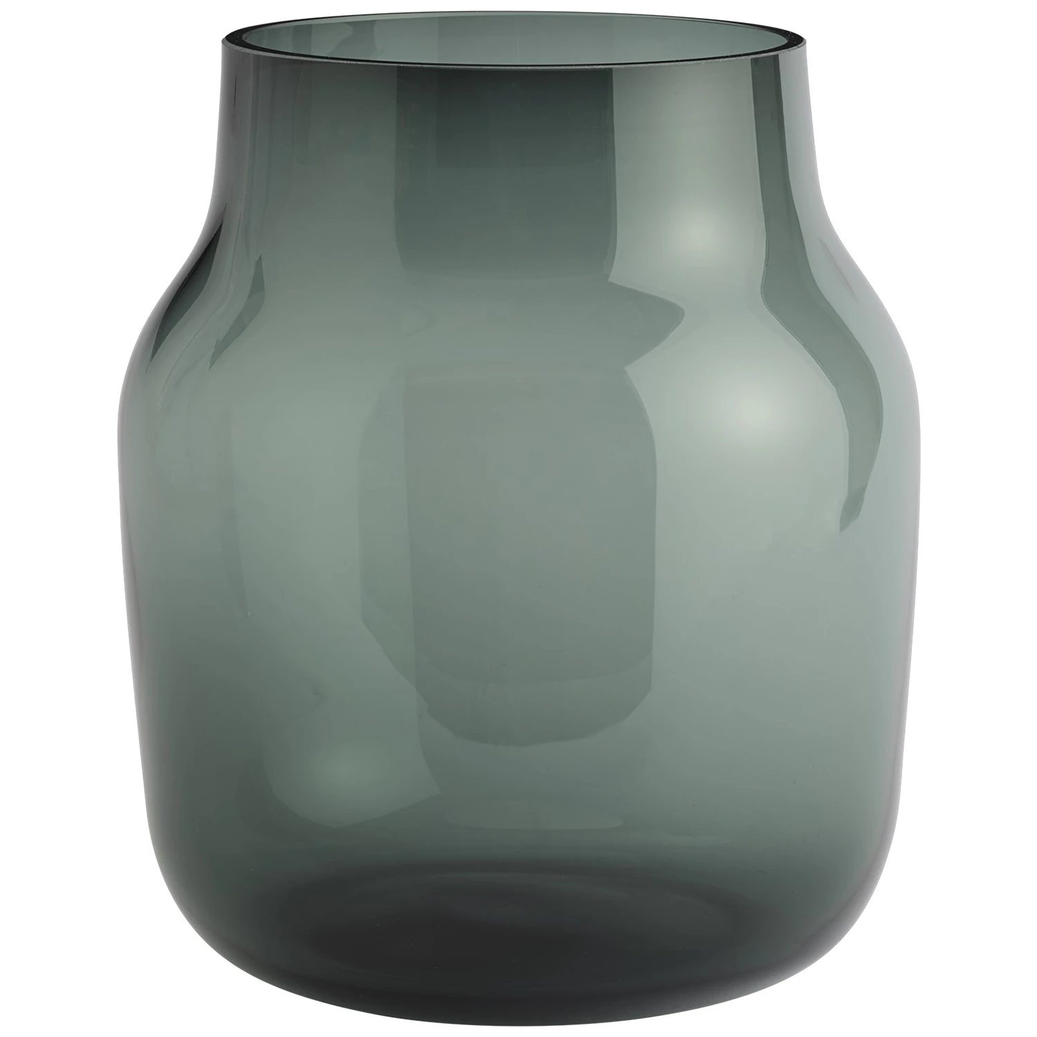 Silent Vase &Oslash;20 cm, M&oslash;rkegr&oslash;nn