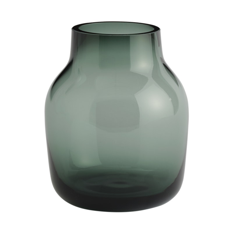 Silent Vase Ø11 cm, Mørkegrønn