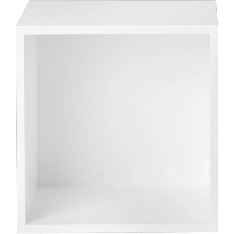 Stacked Hylle 2.0 Med Ryggskive/Medium, Hvit