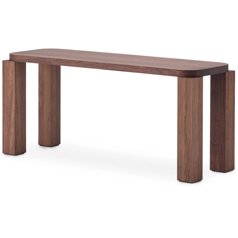 Atlas Benk 100 cm, Røkt Eik