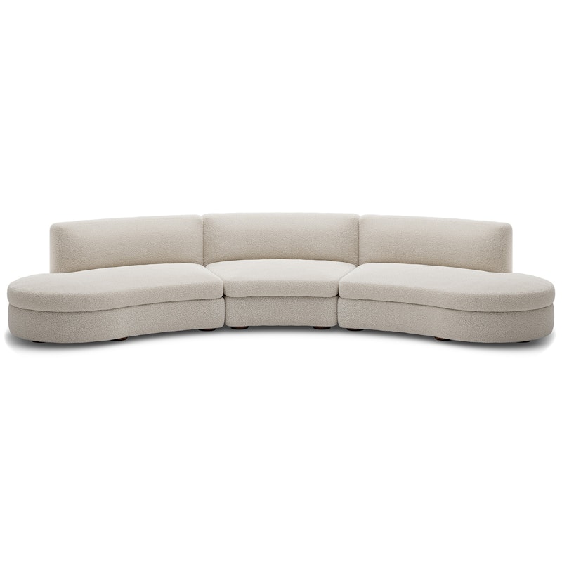 Coda 3-Seter Sofa Config 8, Drake Spacedust