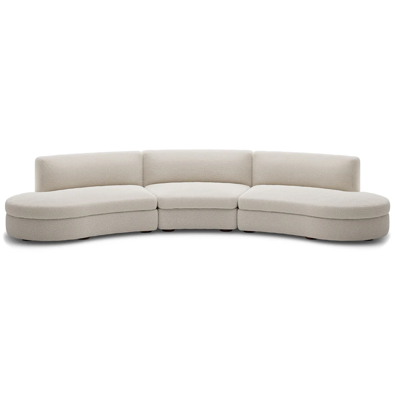 Coda 3-Seter Sofa Config 8, Drake Spacedust