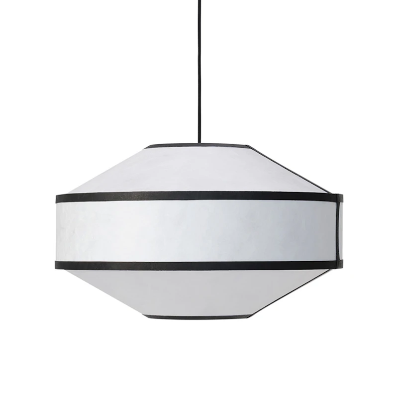 Kite Pendel Hvit / Sort, Ø55 cm