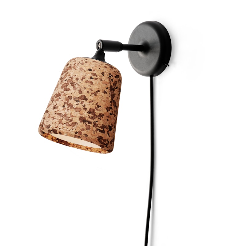 Material Vegglampe, Blandet Kork