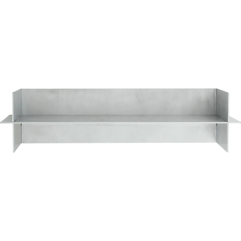 Alu Hylle Børstet Aluminium 80 cm