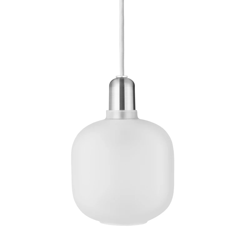 Amp Pendel Liten, Matthvit/Zink