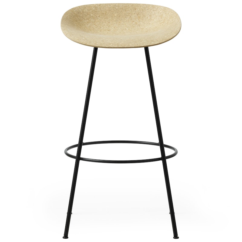 Mat Barstool 75 cm, Hemp / Black