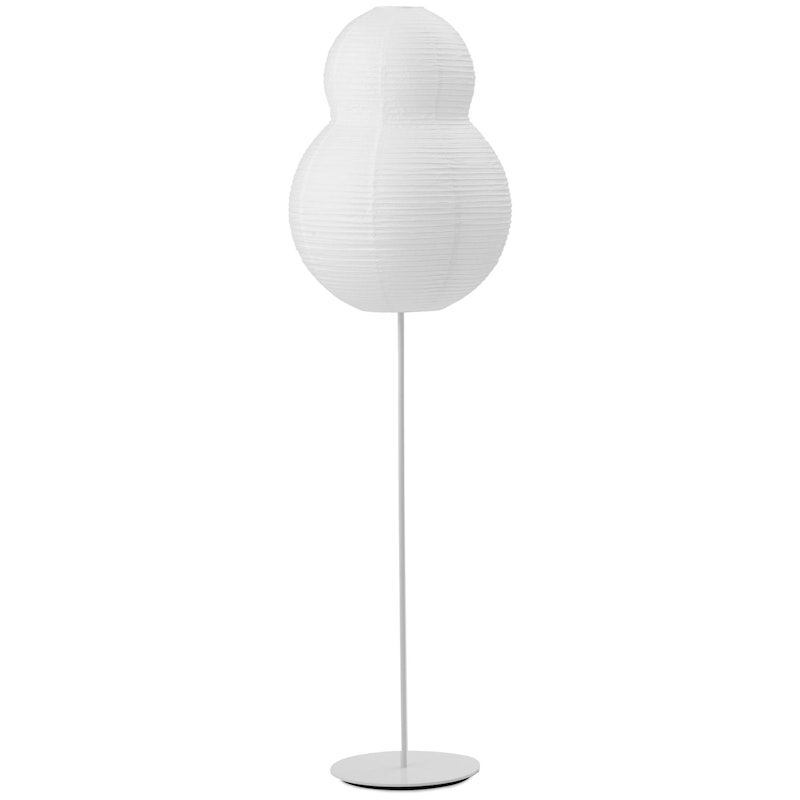 Puff Gulvlampe Bubble, Hvit