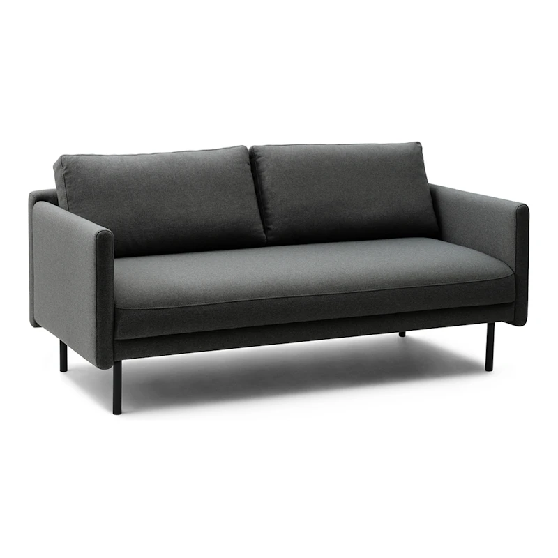 Rar 2-Seter Sofa, Re-Born Mørkegrå