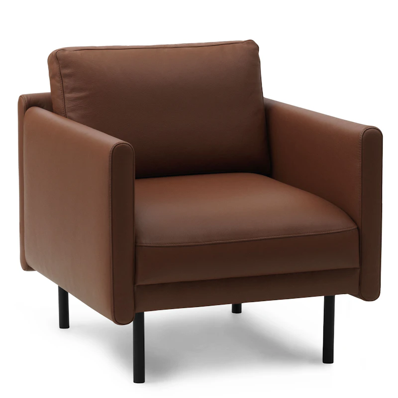 Rar Lenestol, Leather Cognac