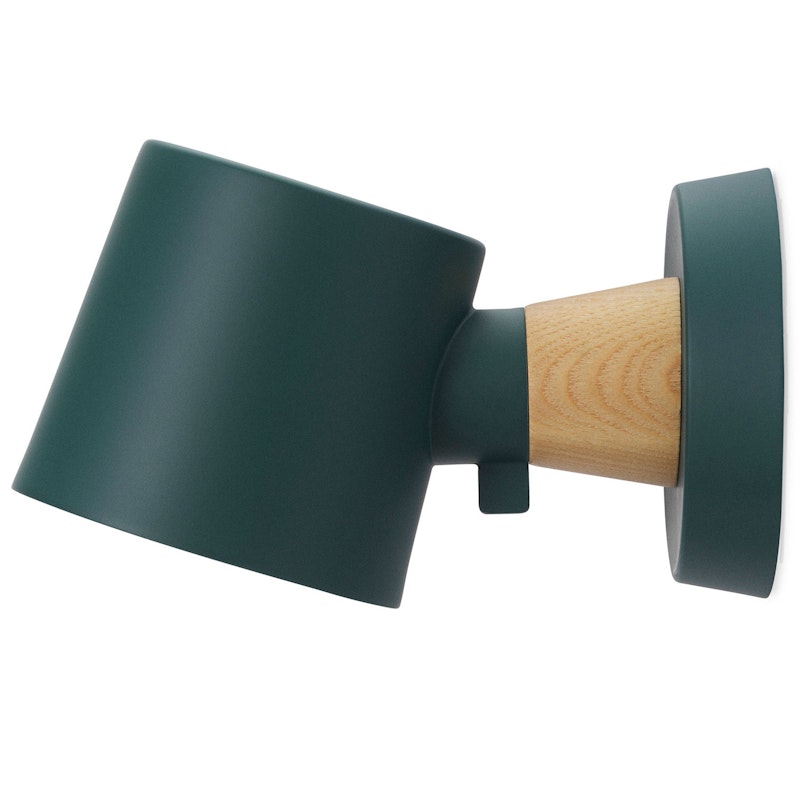 Rise Vegglampe Fastsittende Installasjon, Petrol Green