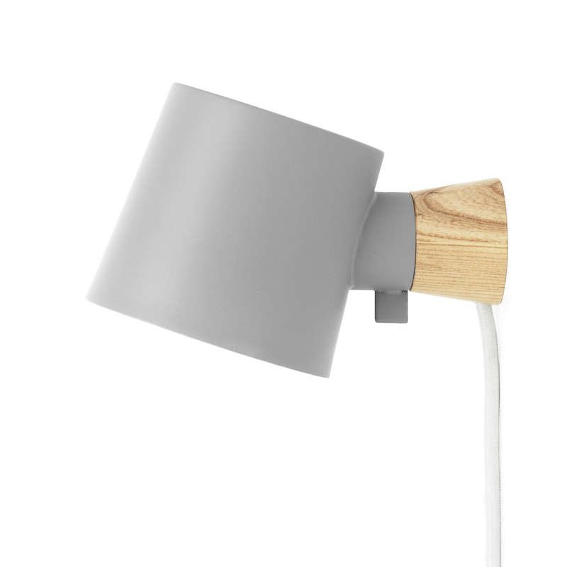 Rise Vegglampe, Grå