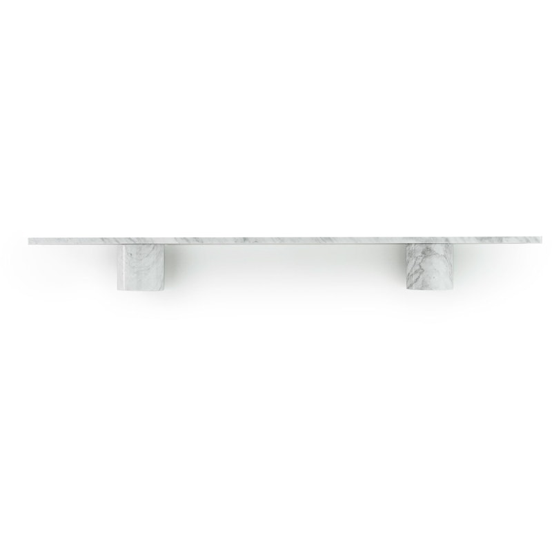 Sten Vegghylle 120 cm, White Marble