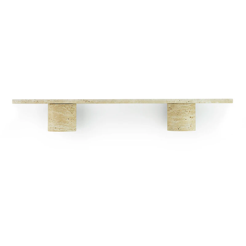 Sten Vegghylle 80 cm, Travertin