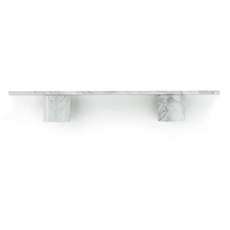 Sten Vegghylle 80 cm, White Marble