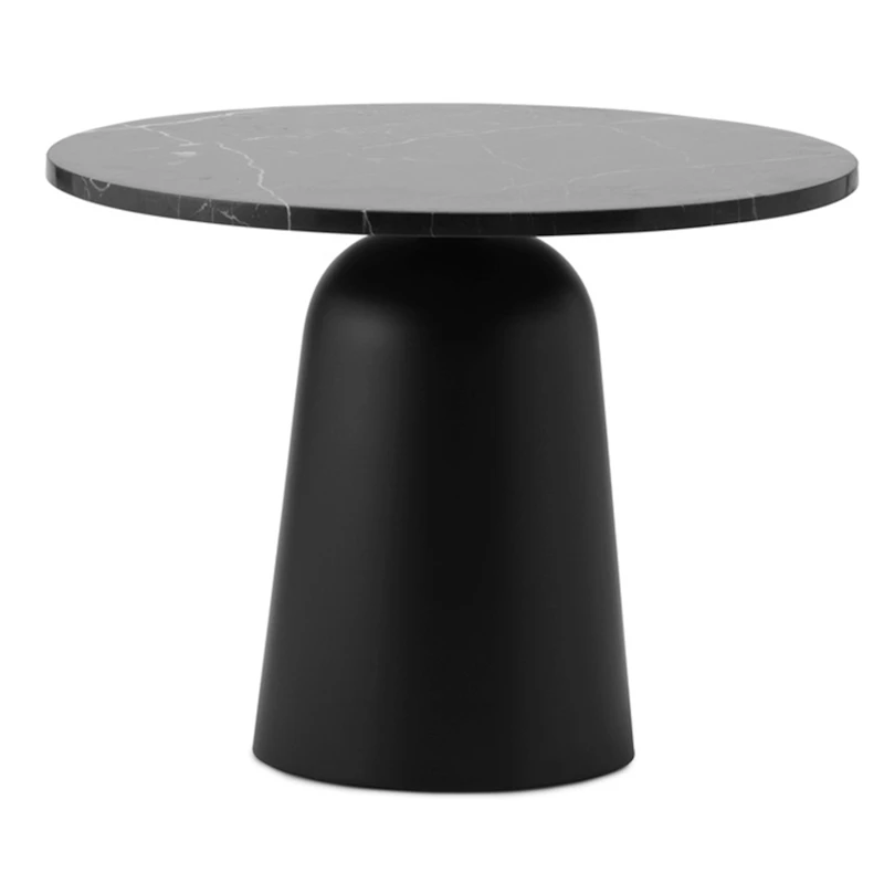Turn Salongbord , Sort Marmor