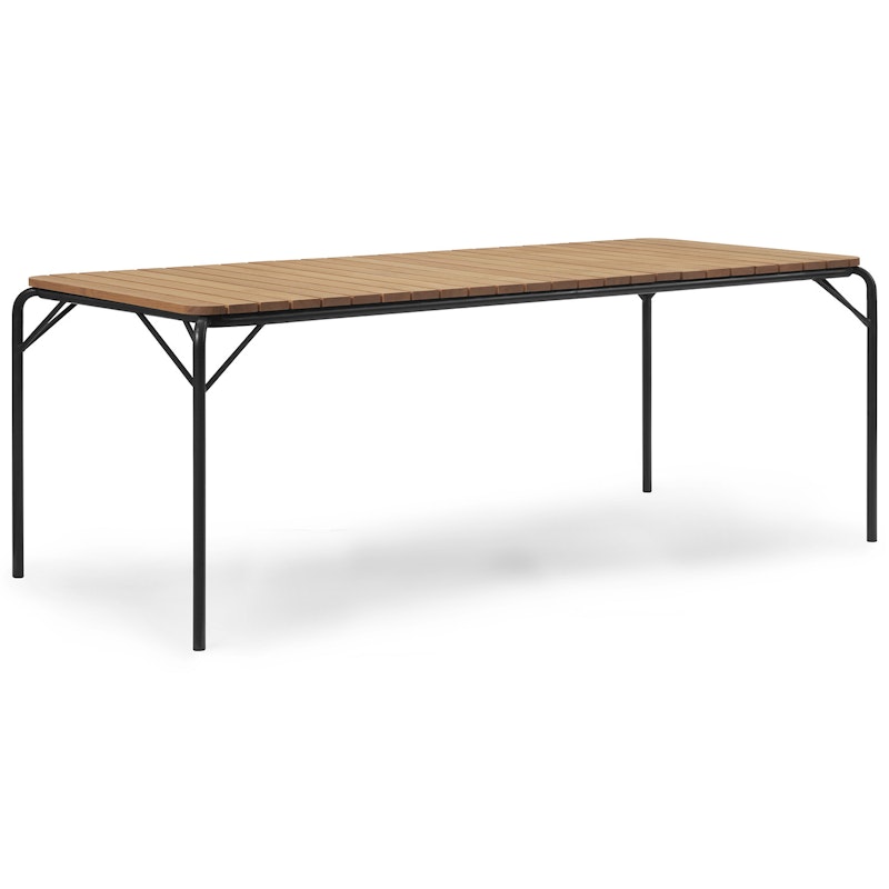 Vig Bord 90x200 cm, Robinia / Sort