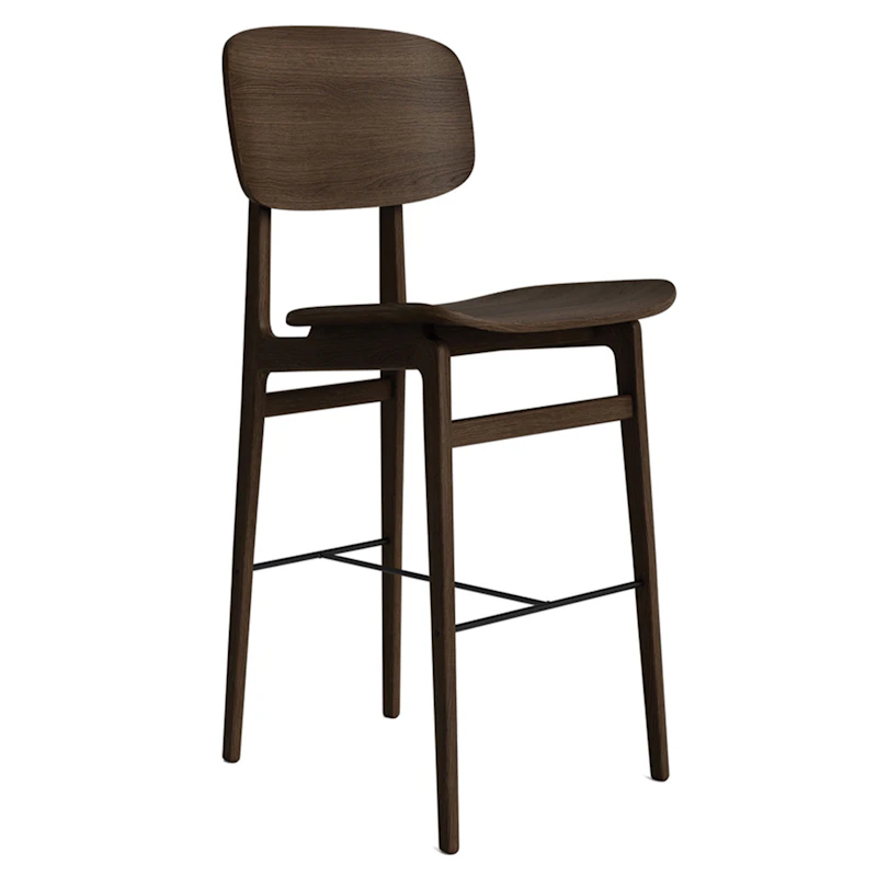 NY11 Bar Stool, Dark Oak