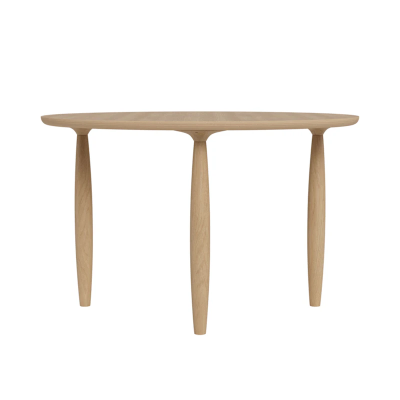Oku Dining Table Ø120 cm, Natural