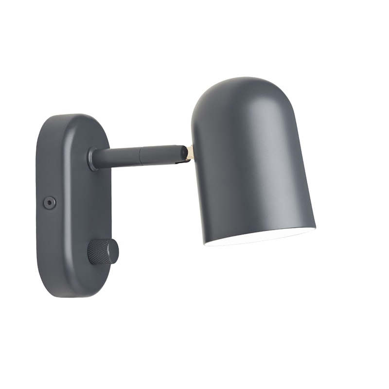 Buddy Vegglampe, Mørk Grå