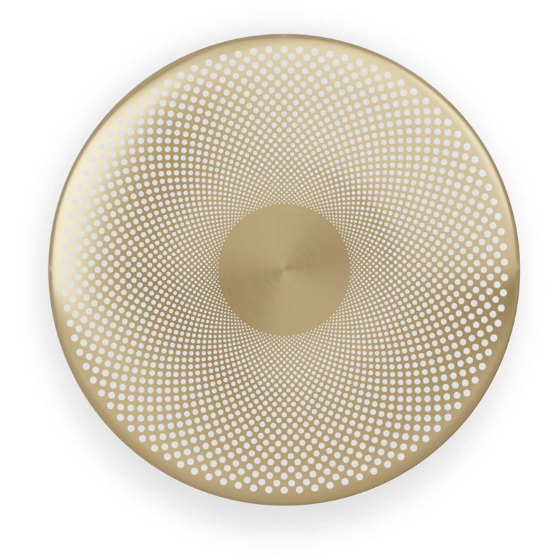 Glint Vegglampe, Brushed Brass