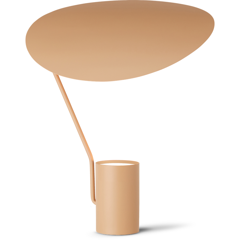 Ombre Bordlampe, Beige