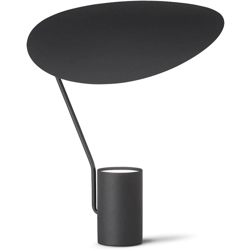 Ombre Bordlampe, Sort