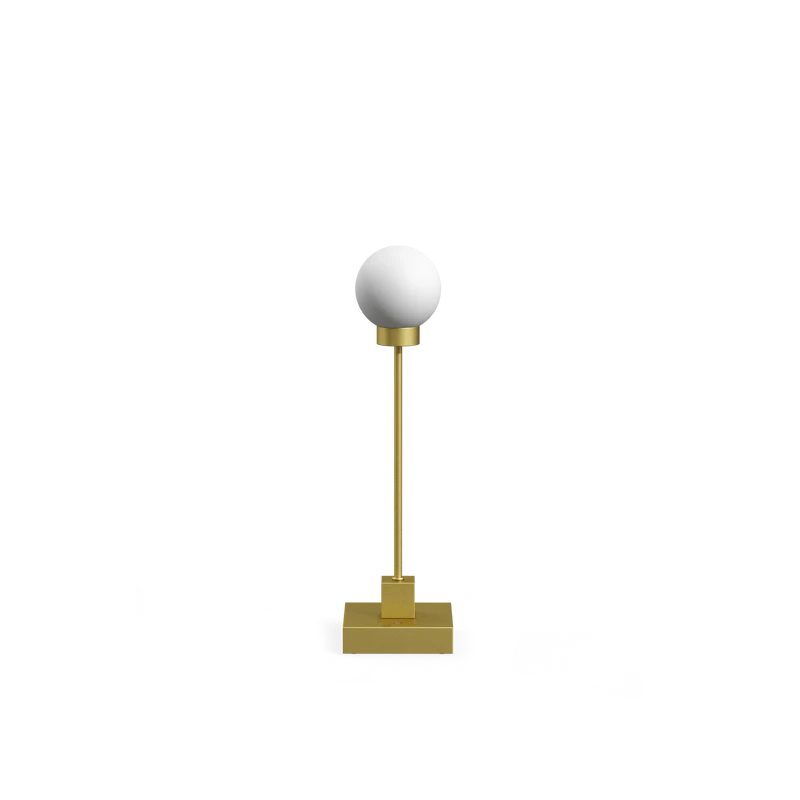 Snowball Portabel Lampe Messing