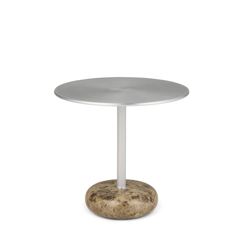 Ton Sidebord Stort Brun Marmor