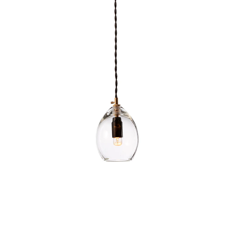 Unika taklampe, liten Klar