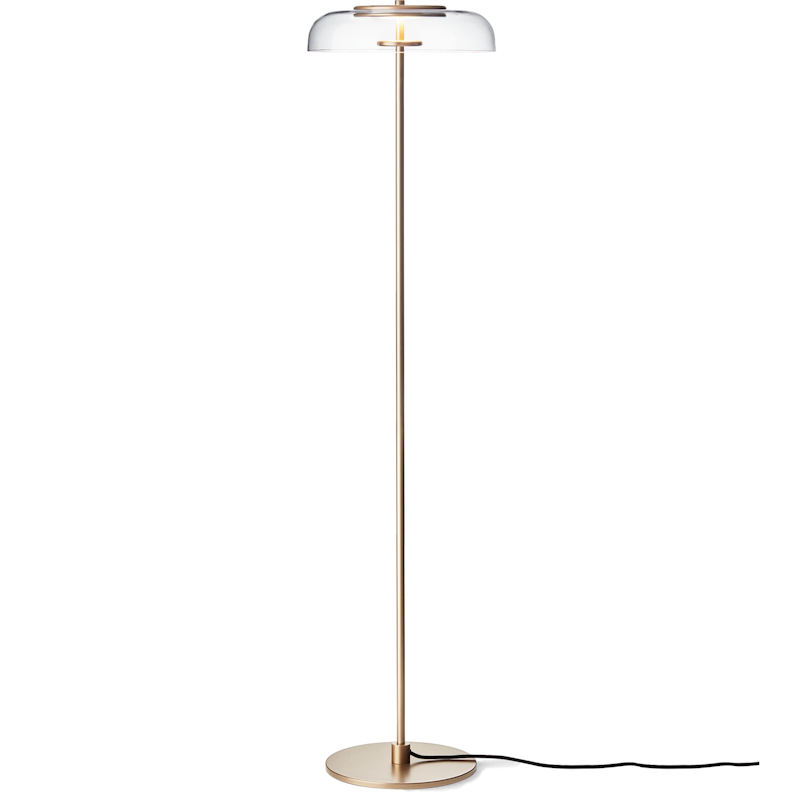 Blossi Gulvlampe, Nordic Gold / Klar