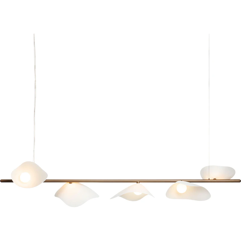 Florii 5 Pendel, Dark Bronze / Hvit