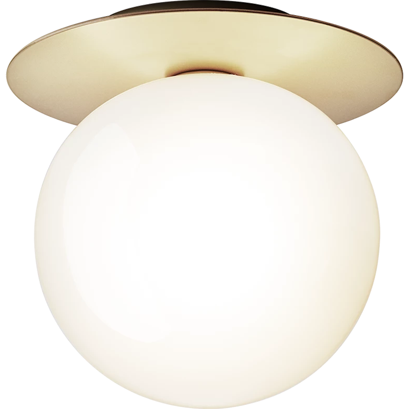 Liila 1 Vegg-/Taklampe 255 mm, Nordic Gold / Opal