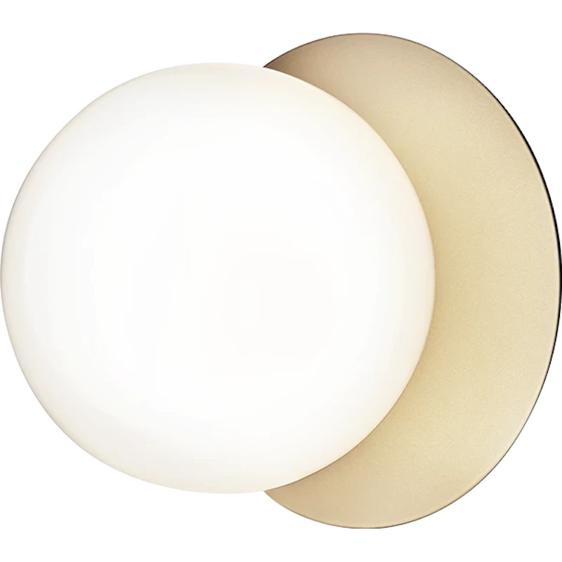 Liila 1 Vegg-/Taklampe 165 mm, Nordic Gold / Opal